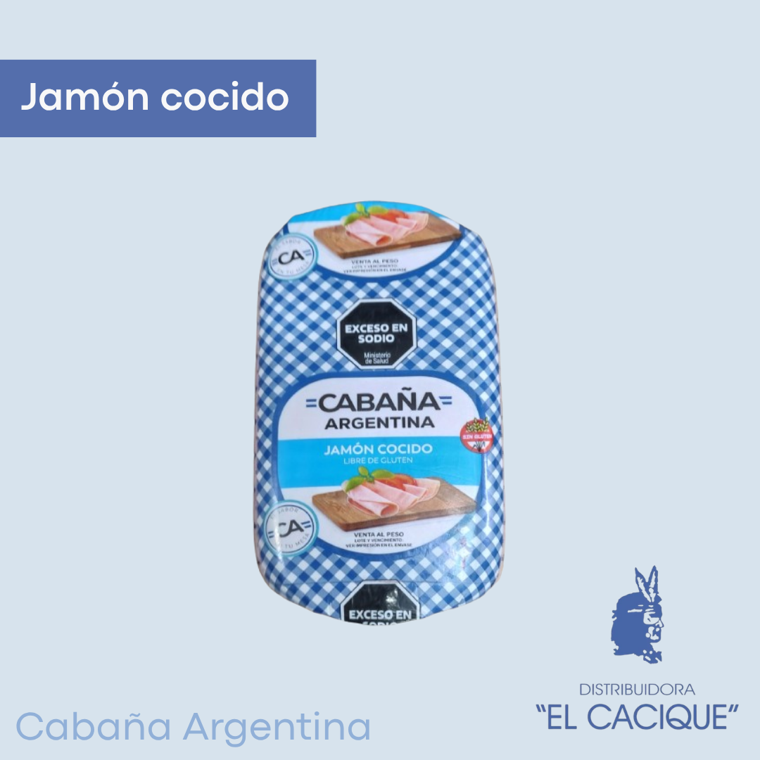 JAMON COCIDO MINI. CABAÑA ARG.